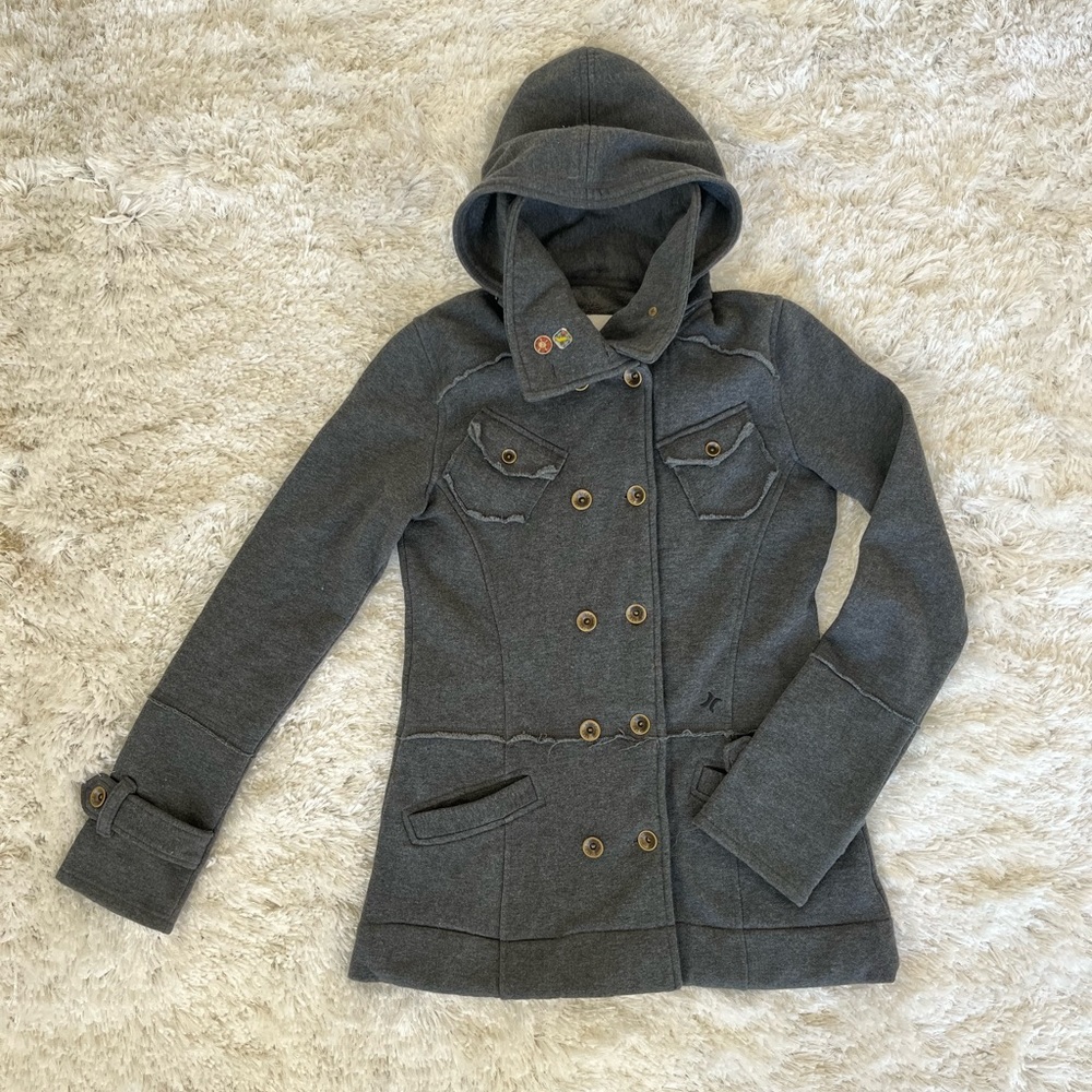Hurley Grey Jacket - Women’s Small - like new